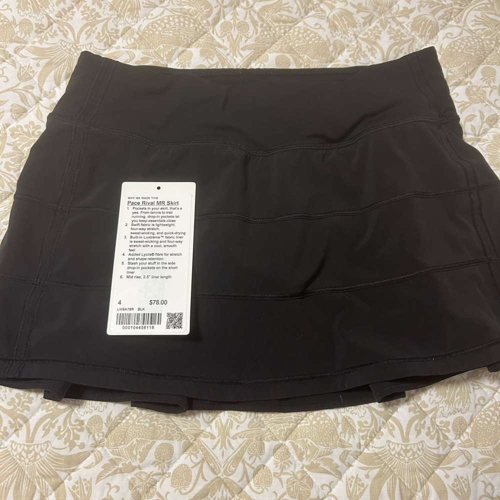 Lululemon Pace Rival Skirt